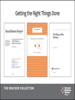 cover image of Get the Right Things Done